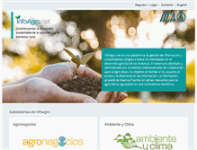 Tablet Screenshot of infoagro.net