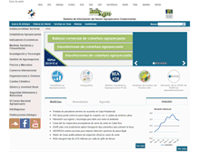 Tablet Screenshot of infoagro.go.cr