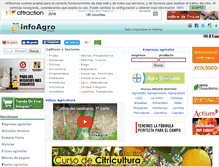 Tablet Screenshot of infoagro.com